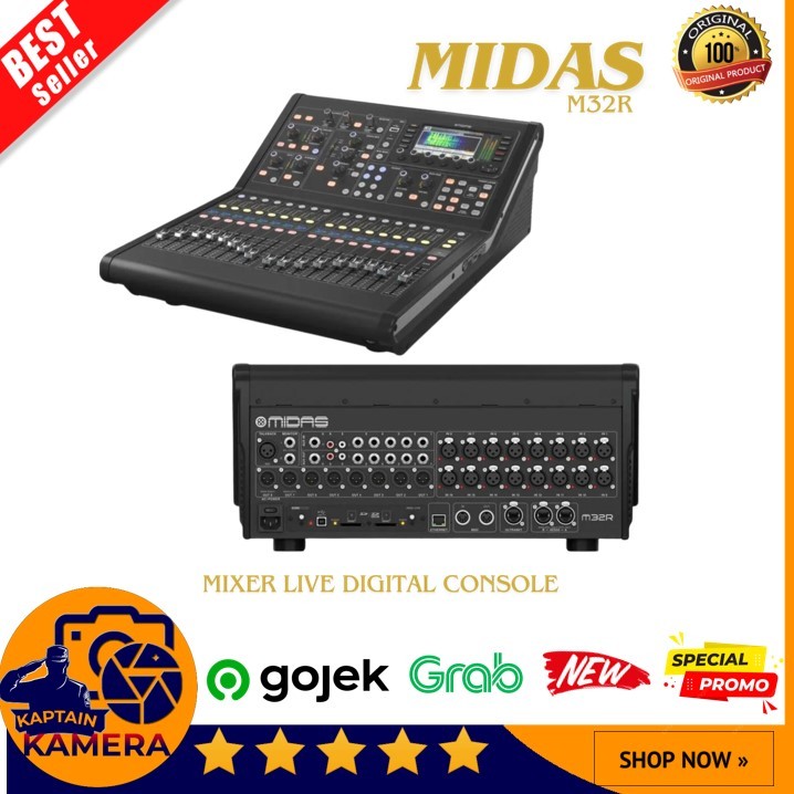 MIDAS M32R LIVE Digital Console for Live and Studio DIGITAL MIXER Midas M32 R