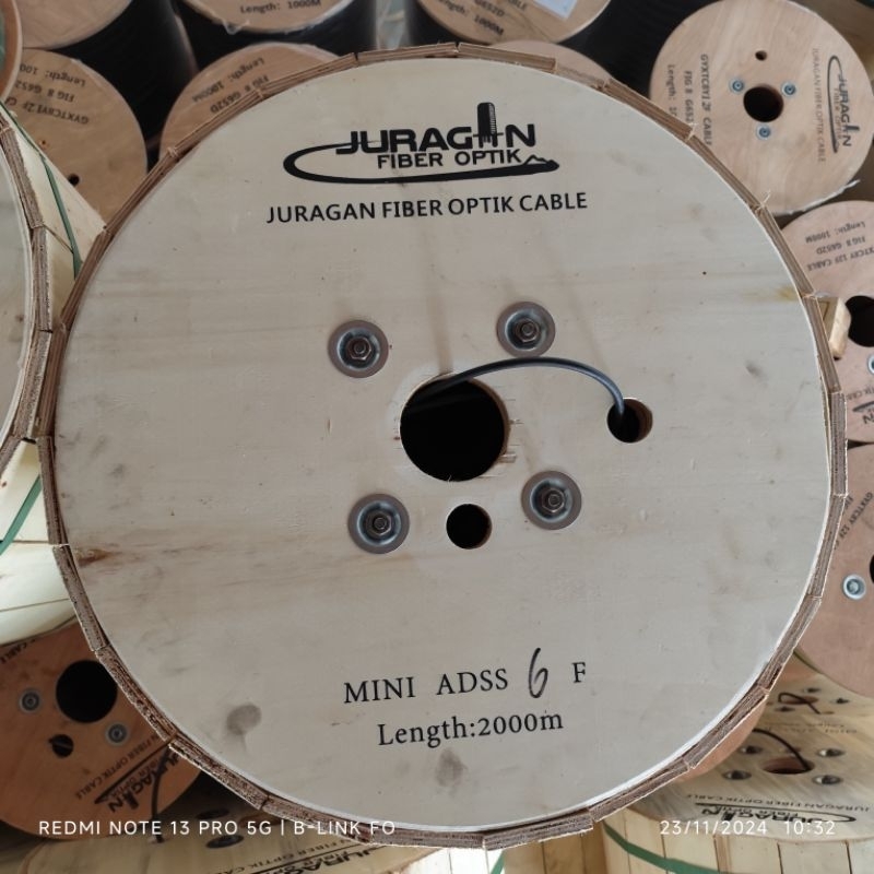 kabel adss mini 6 core 2 km / kabel 6 core mini adss 2 km