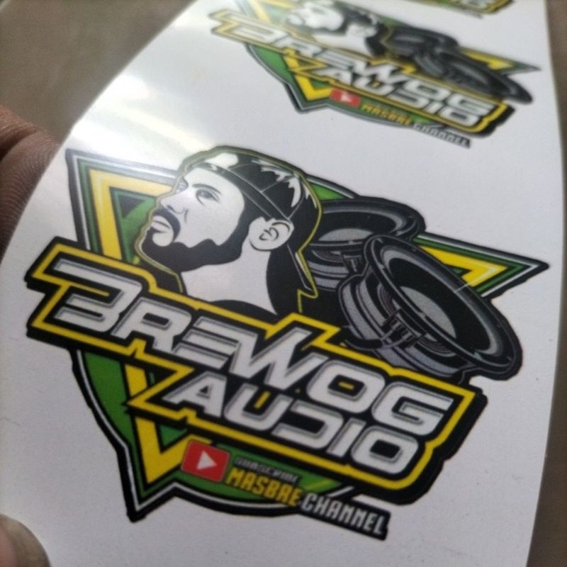

STIKER BREWOG AUDIO ANTI AIR ISI 5 PCS