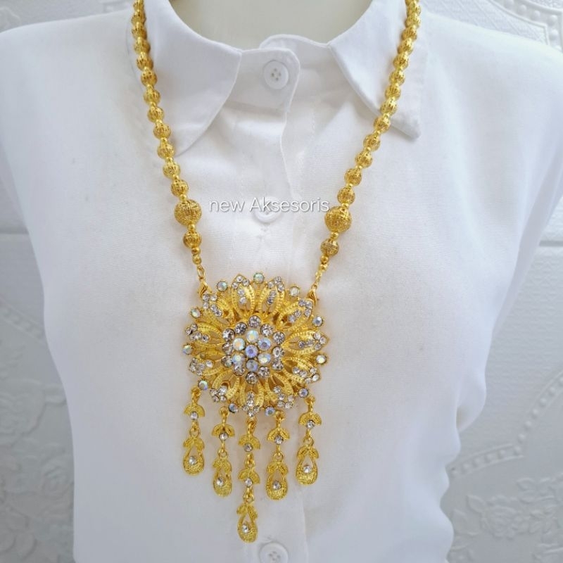Kalung Bros Kebaya Kutubaru Etnik Mewah  Aksesoris Adat Bugis Makasar Bali Pin Baju bodo Modern
