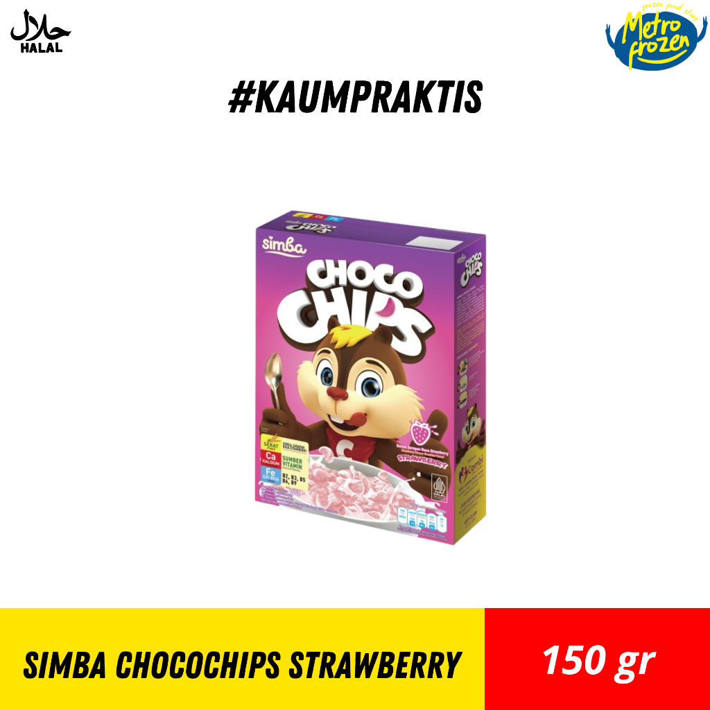 

SIMBA Chocochips Strawberry 150gr