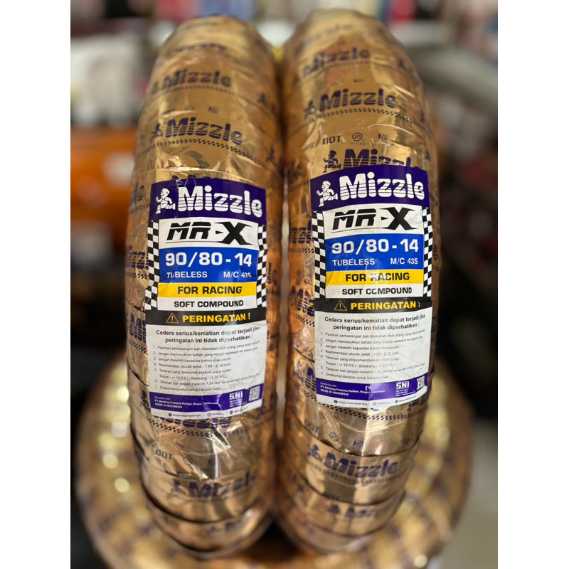 BAN MIZZLE MR-X 90/80-14 SOFT COMPOUND
