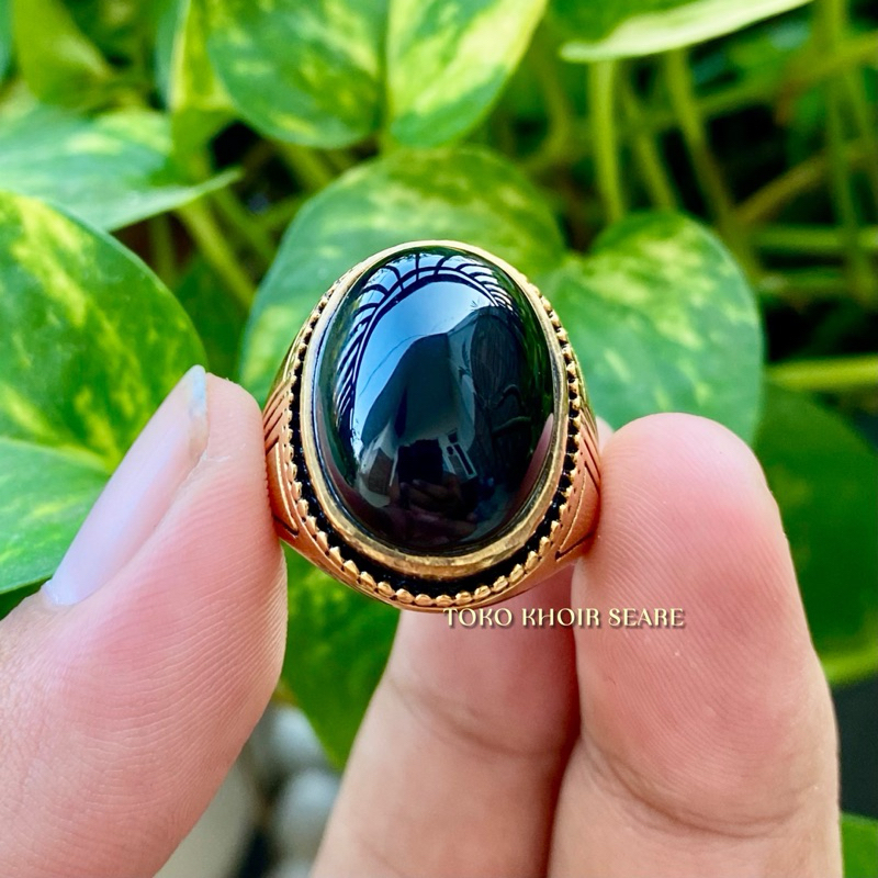 CINCIN BATU KECUBUNG TANDUK ASLI SUPER KEREEN MINIMALIS TOP QUALITY
