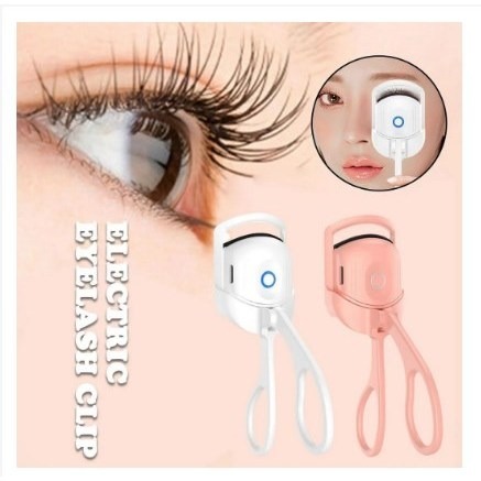 Penjepit Bulu Mata Elektrik Wireless Electric Eyelash Curler Big Eye Curling Long-lasting Hold / [Ne