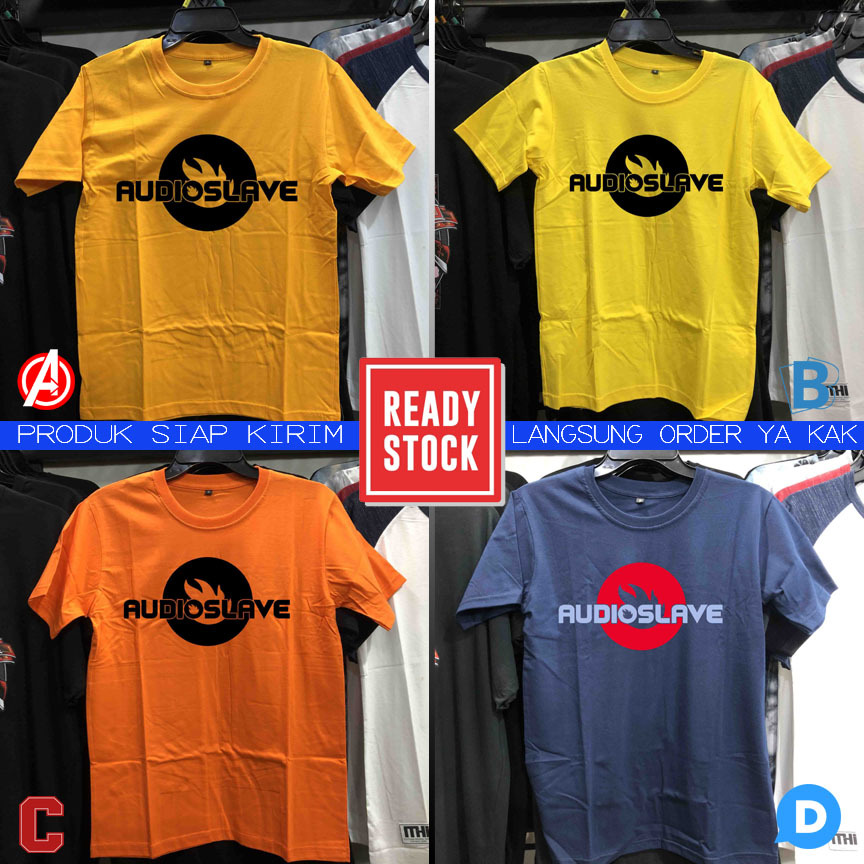 Kaos Audioslave Band Tshirt 100% Cotton | Size S M L XL | PRODUK TERSEDIA GA PERLU NANYA LAGI LANGSU