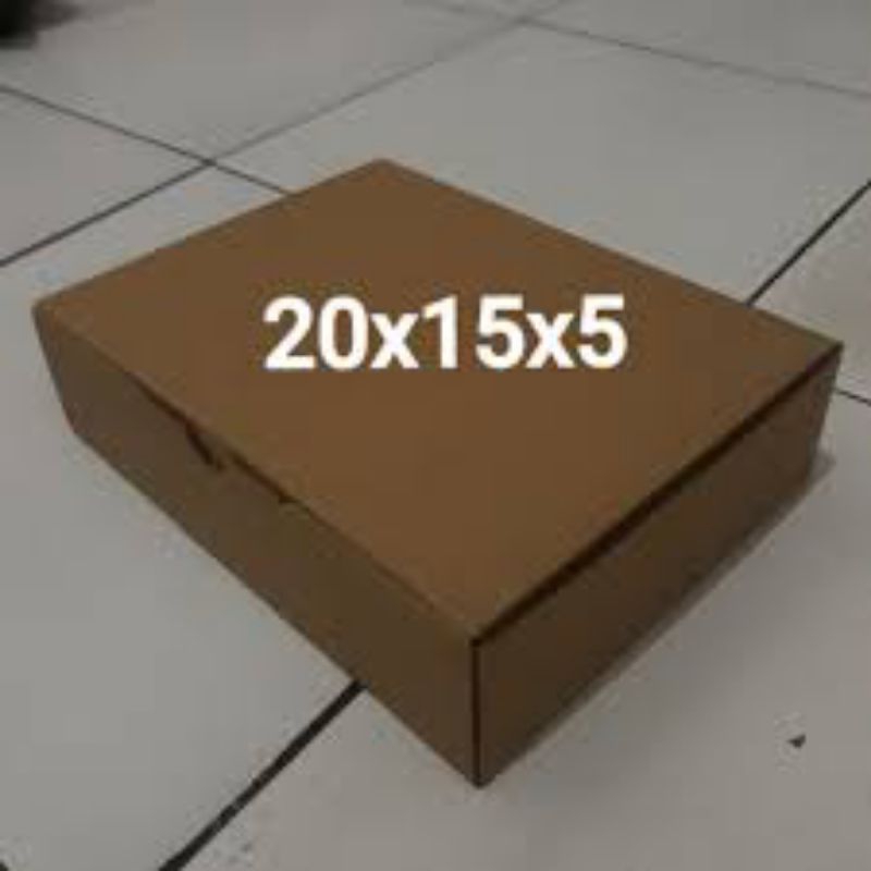 

kardus packing ukuran 20x15x5 bahan premium