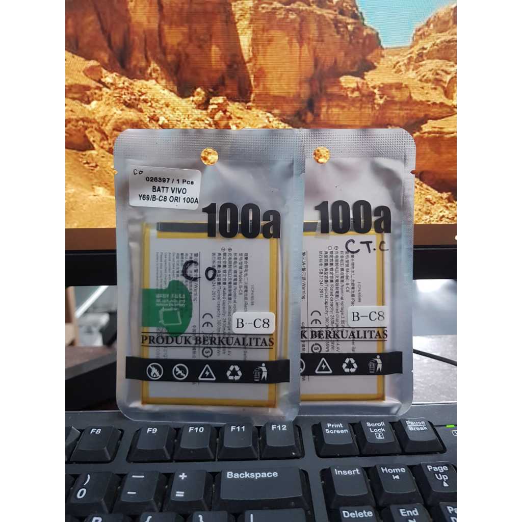 BATERAI VIVO Y69 B-C8 KUALITAS ORI 100A BERGARANSI