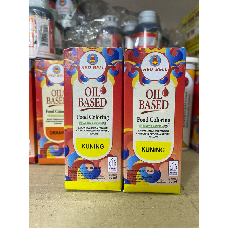 

[REDBELL] Oil Based / Pewarna Makanan Premium 30Ml-Kuning (Yellow)