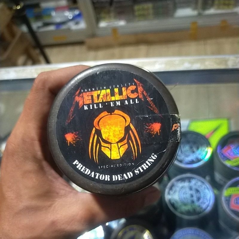 gelasan PREDATOR METALIKA 023 BAHAN ABU 6000 YARD free topi