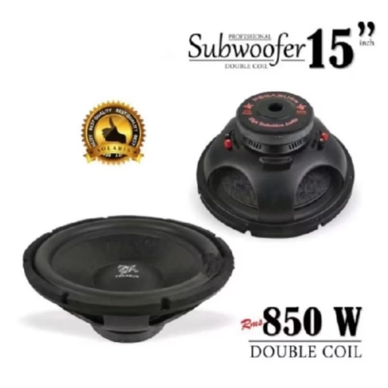 Speaker Subwoofer 15 inch Pegasus 850 Watt Double Coil