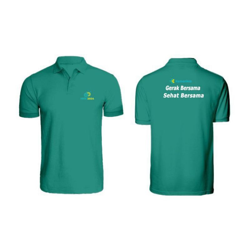 KAOS MODEL POLO BERKERAH KEMENKES (CUSTOM SUKA")