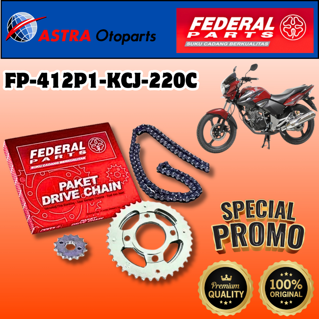Gir Set , Gear Set Motor Honda Tiger lama Tiger 2000 Tiger Revo Federal Astra KCJ - 220 C ORI Gir De
