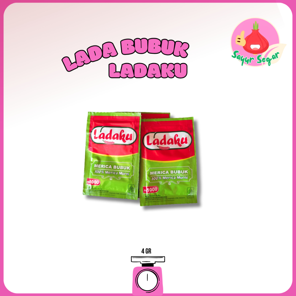 

Sayur Segar-Ladaku Merica Bubuk 4 gr / Pepper