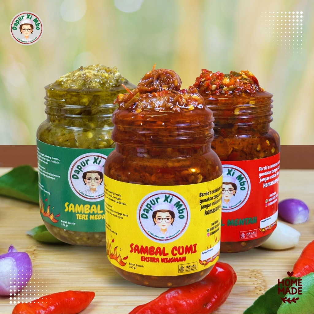 

Sambal Triple Kill Dapur Xi Mbo 150 Gram