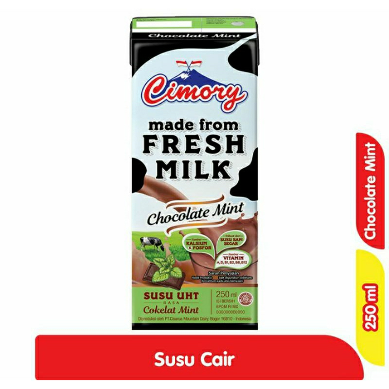 

Cimory Susu UHT Choco Mint 250 ml