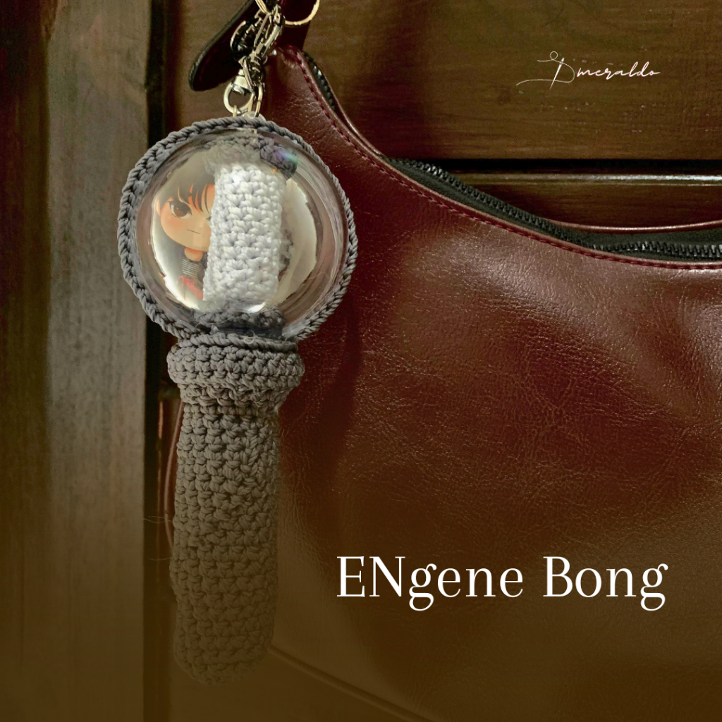 enhypen lightstick engene bong crochet gantungan tas kunci