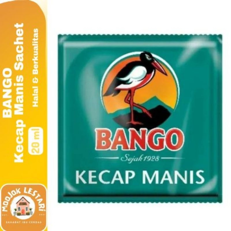 

BANGO Kecap Manis 20ml Halal Berkualitas Kemasan Sachet