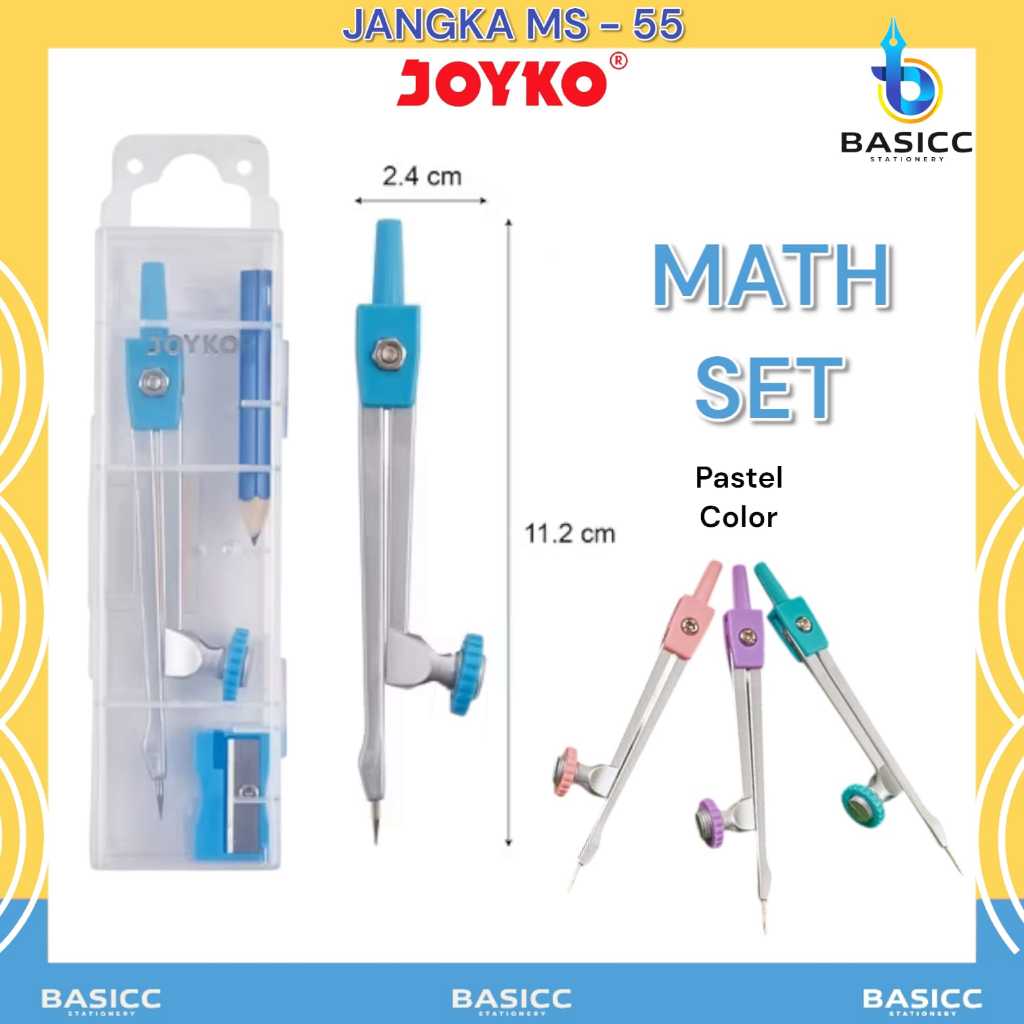 

Joyko Jangka Math Set MS-55 | @ 1 Pcs