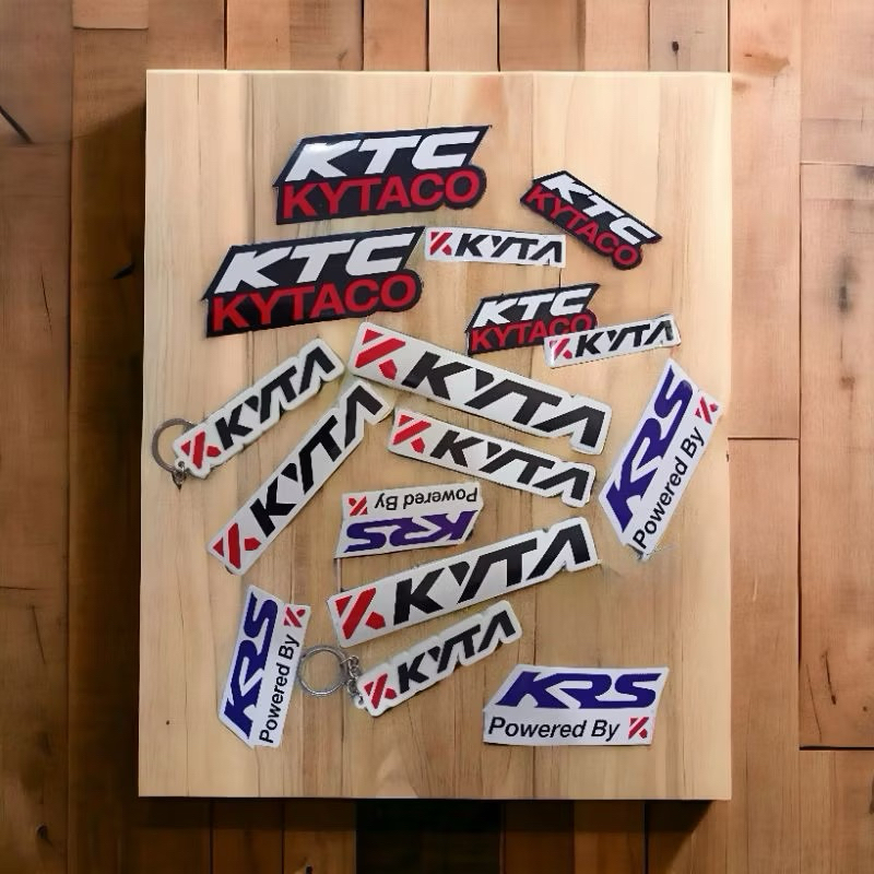 STICKER+GANTUNGAN KUNCI KYTA KYTACO KTC FULL SET