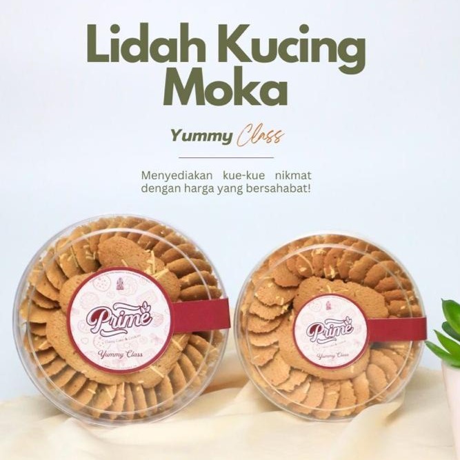 

Prime Cookies-Lidah Kucing Mocca Yummy Class Small/Large