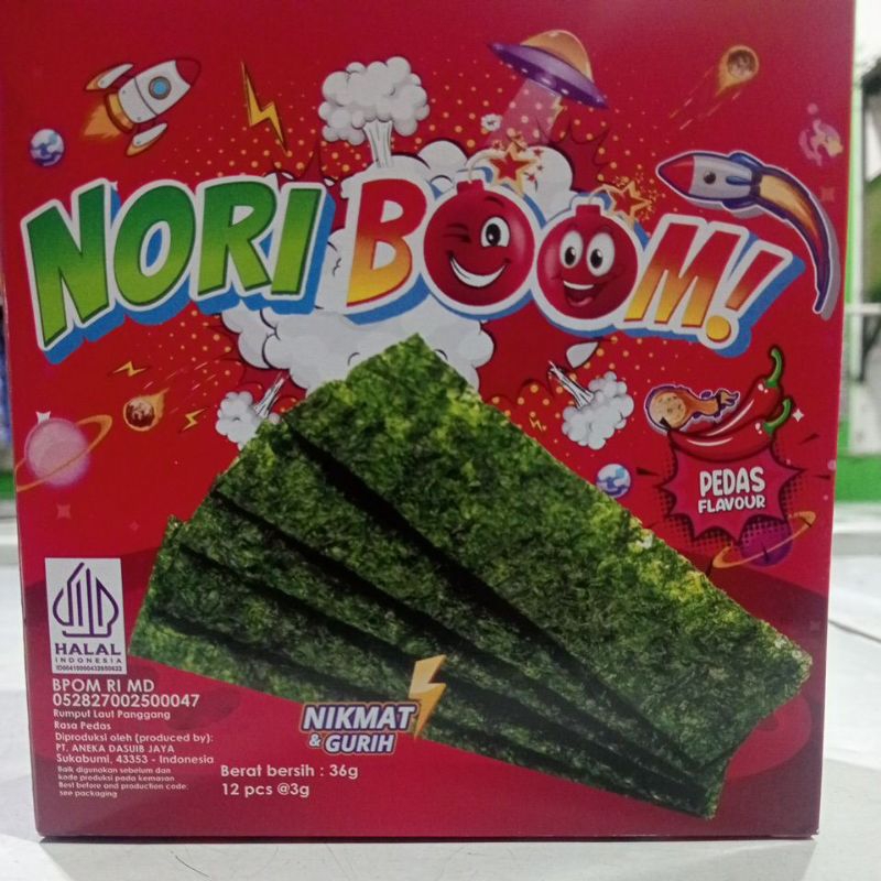 

NORI BOM PEDAS ISI 12PCS 36GR