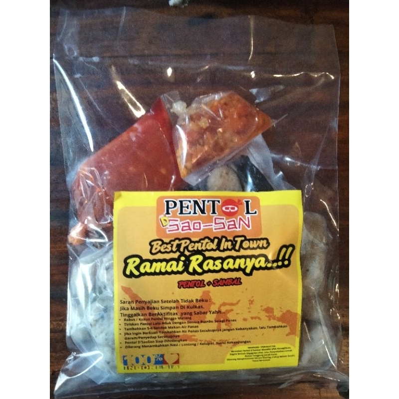 

Paket Pentol D'Saosan 1 Varian 25 Pcs dengan Saos D'Sao-San