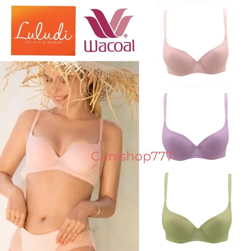 BRA LULUDI by WACOAL PAKAI KAWAT BUSA NORMAL BH WANITA POLOS LB 4953 LB4953