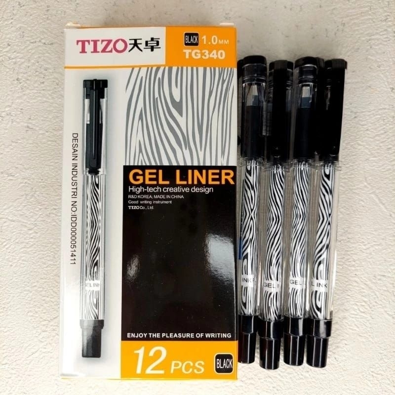 

Pena Tanda Tangan Mata Besar Hitam 1.0 Mm Tizo TG 340