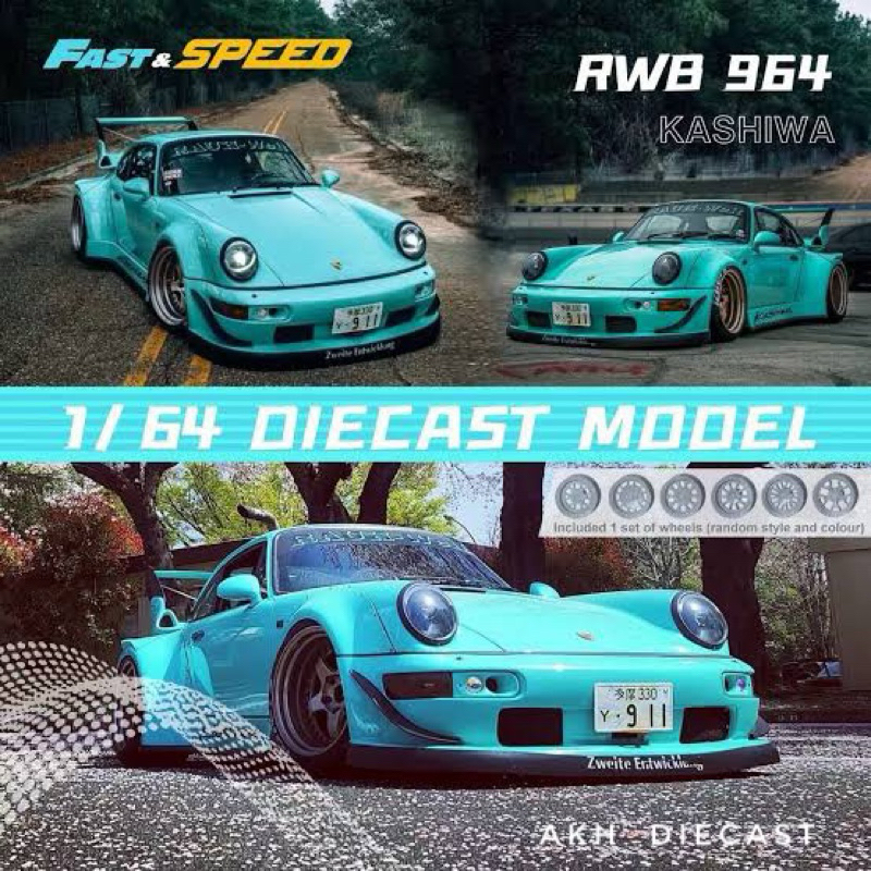 Fast Speed 1/64 Porsche RWB 564 Kawashima