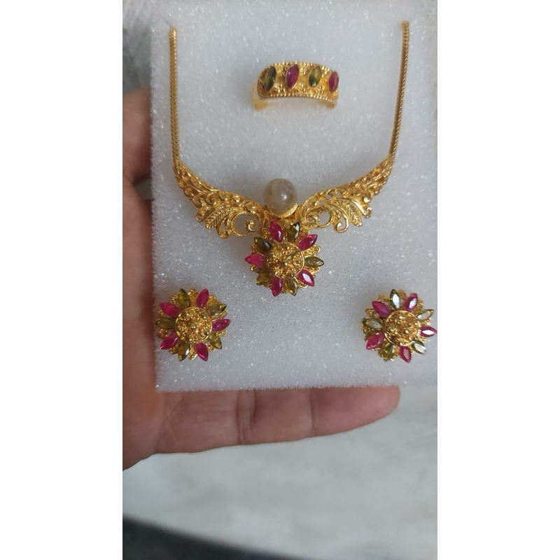Set Alpaka Kalung Minang / Bros