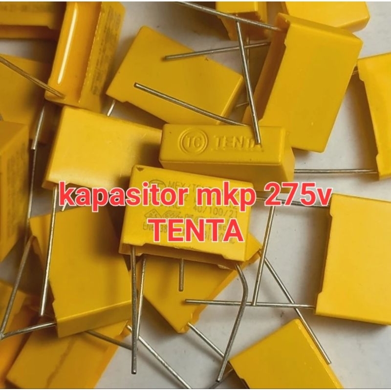 kapasitor MKP kotak TENTA 275v 103 473 104 154 224 334 474 684 105 0.01uf 0.047uf 0.1uf 0.15uf 0.22u
