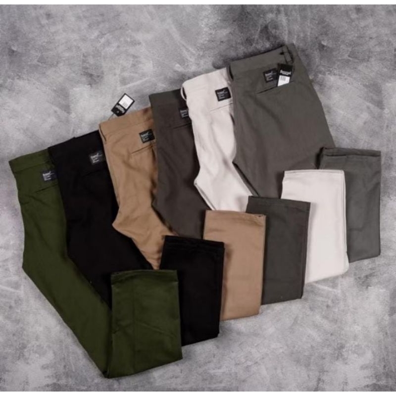 Fennel Celana Panjang Chino Twill Tebal/ Long Pants Chino