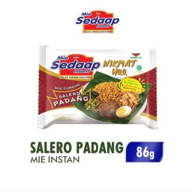 

MIE SEDAP SELERO PADANG 86 G (1pcs)