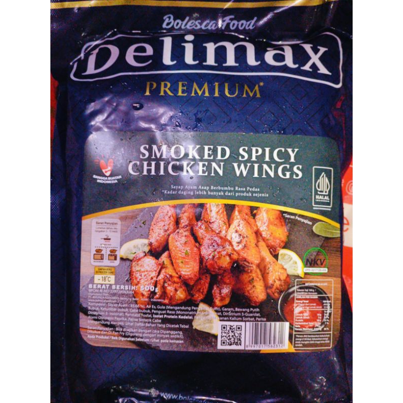 

Chicken Wings / Smoked Spicy Chicken Wings Delimax 500gr
