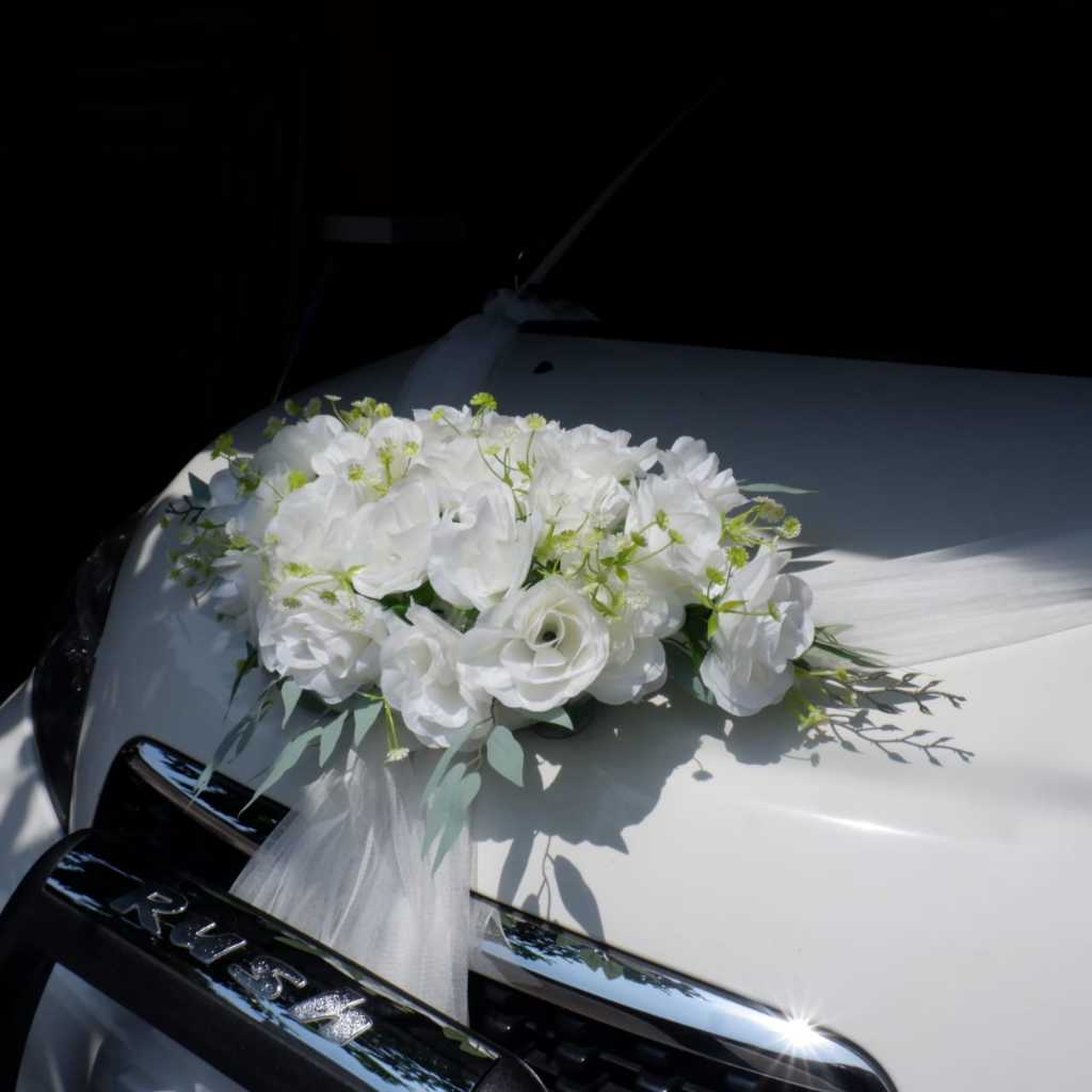 Bunga Mobil Pengantin / Hiasan Mobil Pengantin / Wedding Car / Pita Mobil / Hias Mobil Pernikahan / 