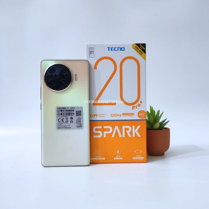 TECNO SPARK 20 PRO PLUS 8/256 SECOND FULLSET ORI