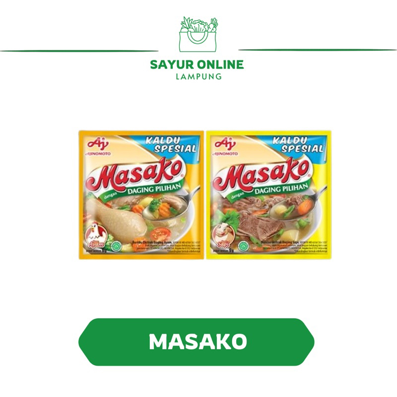 

Masako ayam /Sapi -Sayur Online Lampung