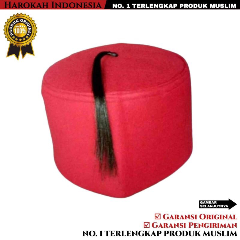 Peci Songkok Kopiah Sultan Peci Rambut Khas Turki Nomor 5,6,7,8,9