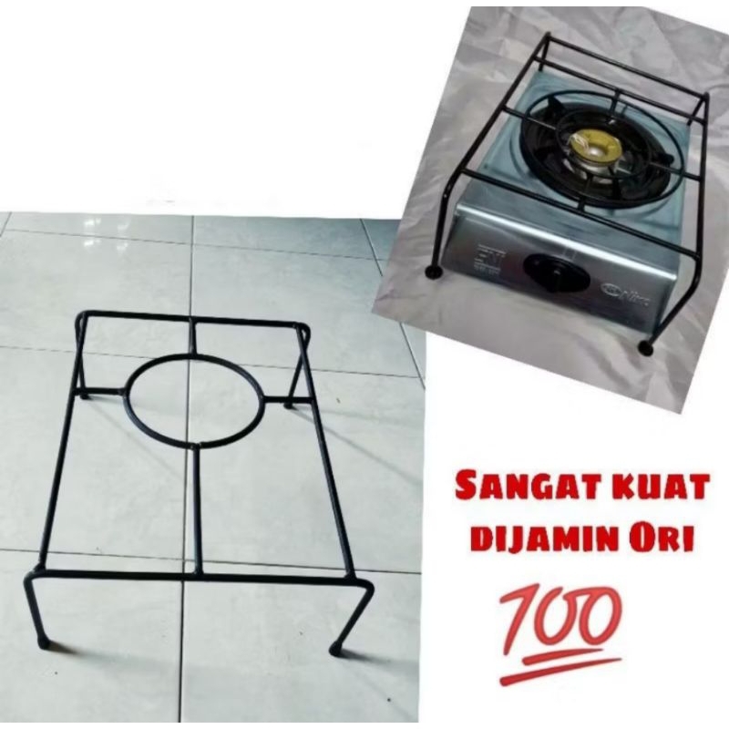 Tungku kompor besi 1 tungku/ Rangka kompor Besi 1 tungku Tebal / Tungku kompor besi