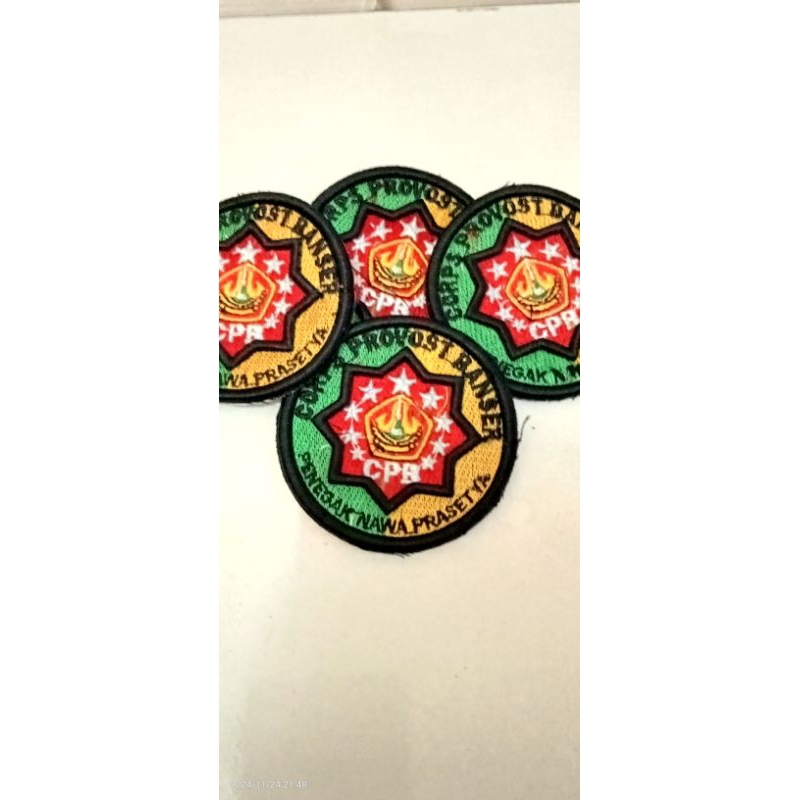 BORDIR LOGO CPB/ PROVOST BANSER TIMBUL KOMPUTER