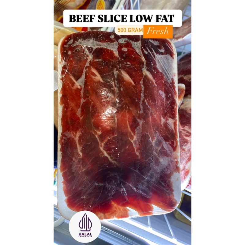 

BEEF SLICE TERIYAKI LOW FAT TANPA LEMAK 500 GRAM