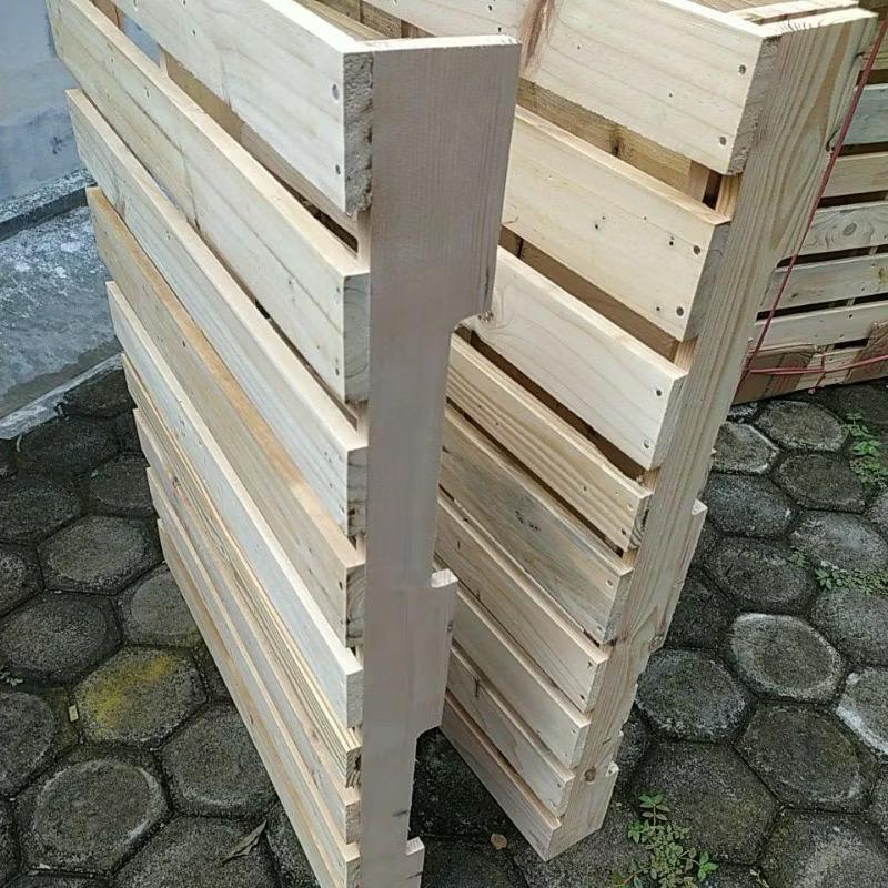 PALET JATI BELANDA ALAS TEMPAT TIDUR KASUR KAYU PALET FINISHING HALUS