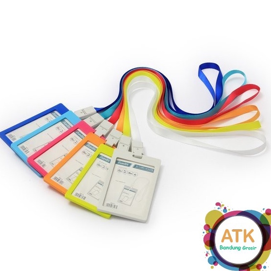 

Diskon Termurah Card Holder Name Tag BANTEX 8865 dengan Tali Warna Bervariasi