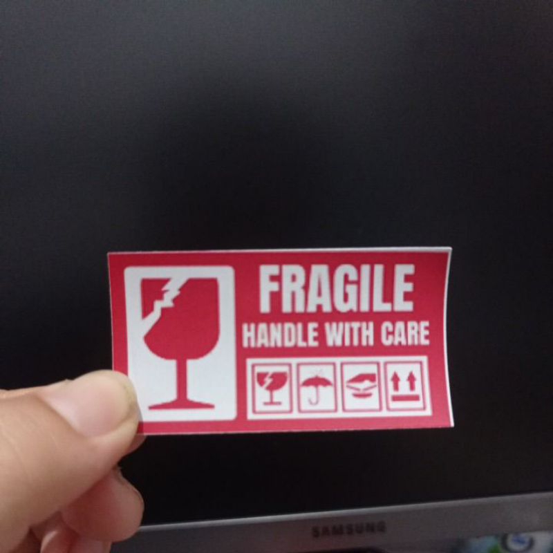 

Label Fragile kecil / BUKAN STIKER