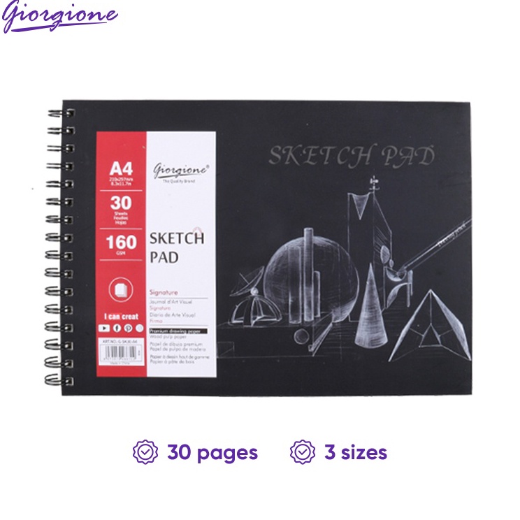 

Free Ongkos Kirim Giorgione Sketch Book Buku Skets A3A4A5 GSK3