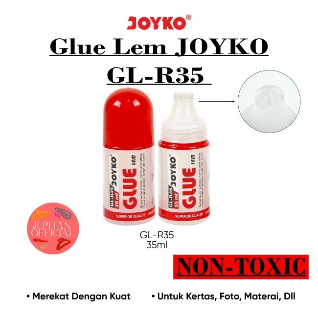 

Glue Lem Joyko 35ml Lem Cair Serbaguna Lem Kertas