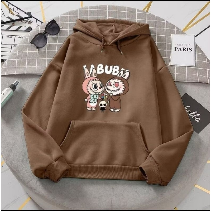 Sweater anak sweater hoodie skull sweater kids skull labubu sweater anak terkini