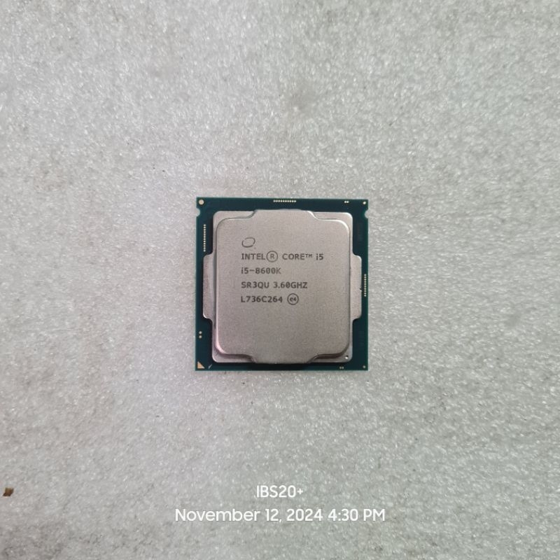 INTEL CORE I5 8600K GEN 8 LGA 1151 V2