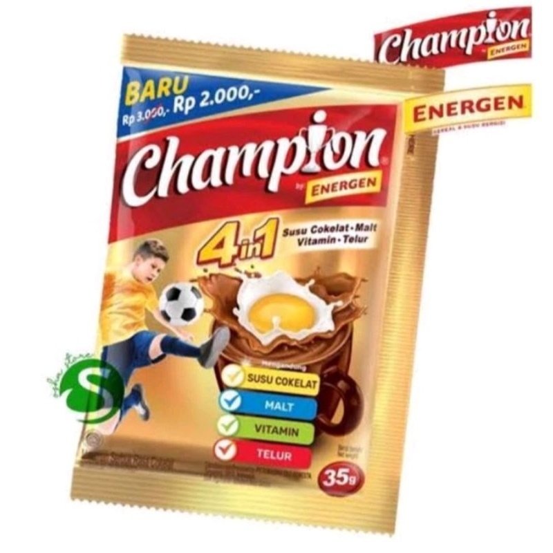 

CHAMPIONS ENERGEN 4in1 (isi 10 sachet)