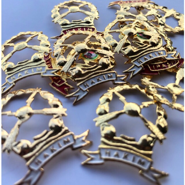 PIN CAKRA HAKIM MAHKAMAH AGUNG / PIN IPASPI / PIN HAKIM TINGGI / PIN HAKIM  PREMIUM